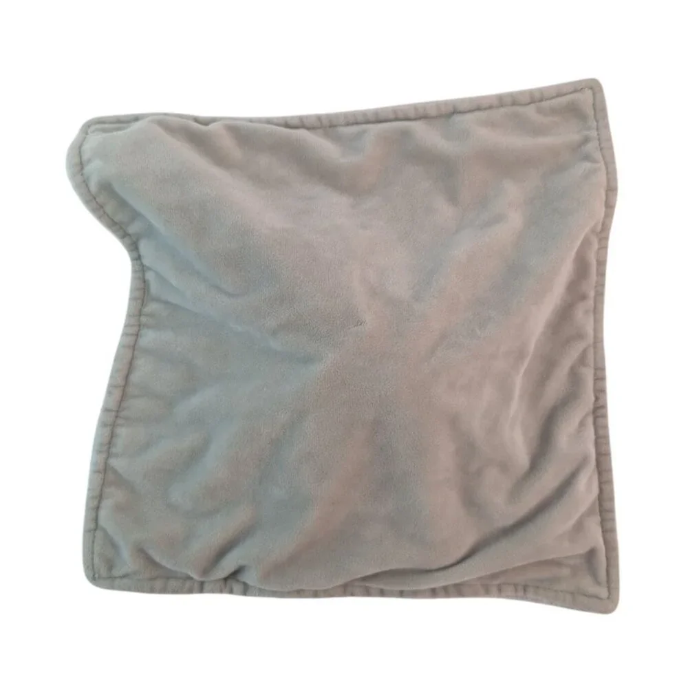 Gray Bunny Rabbit Lovey Baby Security Blanket Pink Ears Carters? - Picture 4 of 5